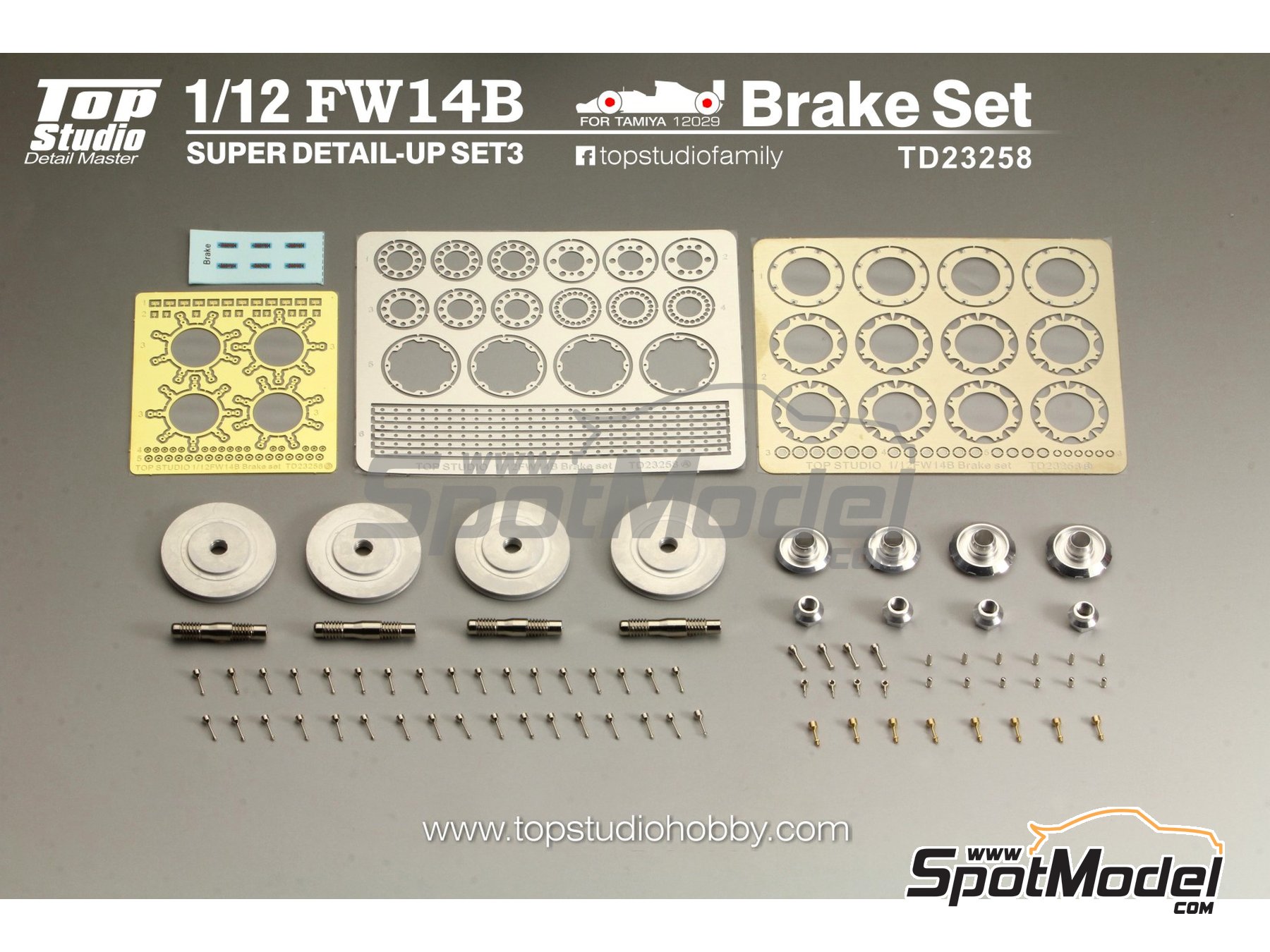 Top Studio TD23258: Brakes 1/12 scale - Williams Renault